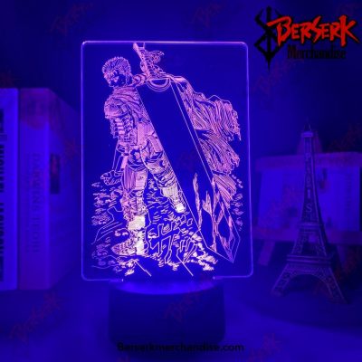 Acrylic Led Night Light Anime Berserk Guts