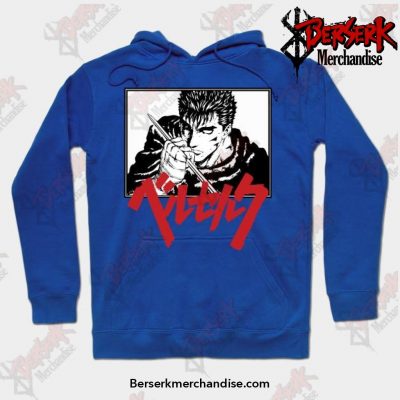 Guts Grasping Serpicos Sword Hoodie Blue / S