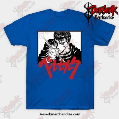 Guts Grasping Serpicos Sword T-Shirt Blue / S