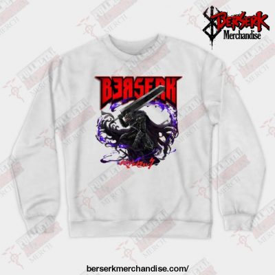 2021 Berserk - Black Swords Crewneck Sweatshirt White / S