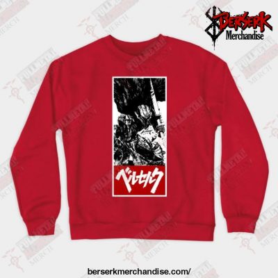 Berserk B.g.o. Crewneck Sweatshirt Red / S
