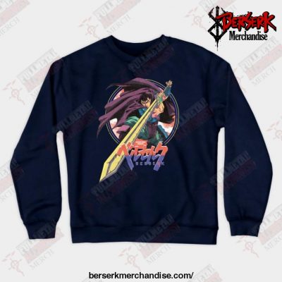 Berserk Hot Crewneck Sweatshirt Navy Blue / S