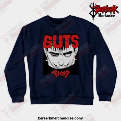 Guts Anime Crewneck Sweatshirt Navy Blue / S