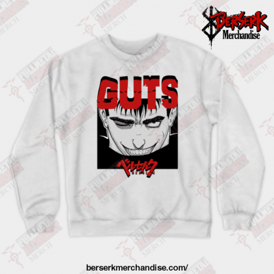 Guts Anime Crewneck Sweatshirt White / S