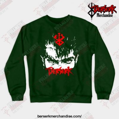 Guts From Berserk Crewneck Sweatshirt Green / S