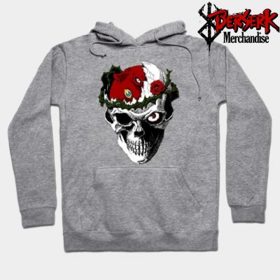 Berserk Skull Hoodie Gray / S