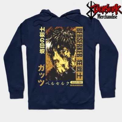 Berserker Guts Hoodie Navy Blue / S