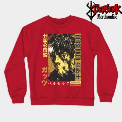 Berserker Guts Sweatshirt Red / S