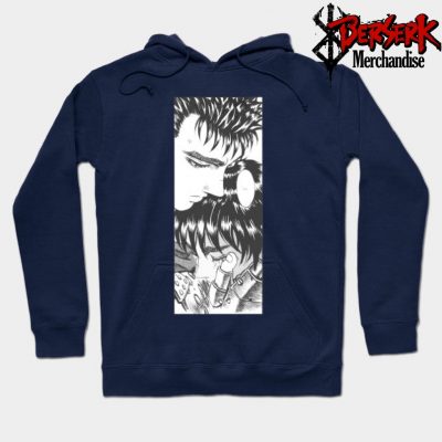 Guts And Caska Hoodie Navy Blue / S
