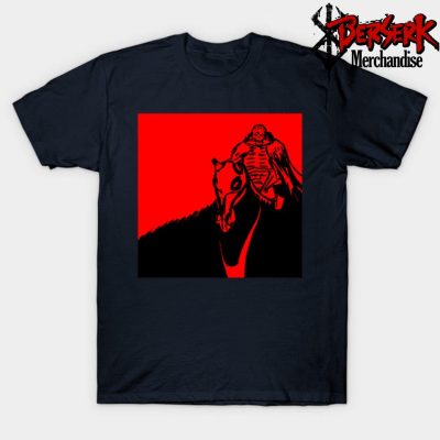 The Berserk Skull Knight T-Shirt Navy Blue / S