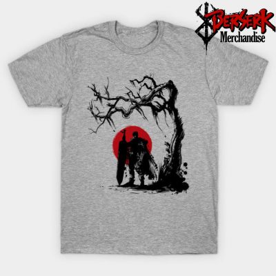 The Black Swordsman Under The Sun T-Shirt Gray / S