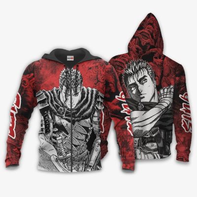 Guts Hoodie Custom Berserk Anime Shirts