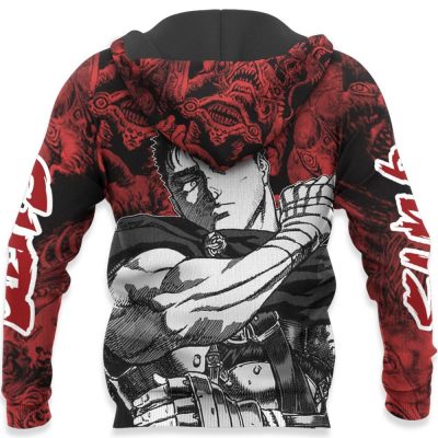 Guts Hoodie Custom Berserk Anime Shirts