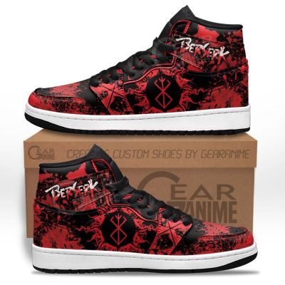 Guts Brand Of Sacrifice Sneakers Berserk Custom Anime Shoes