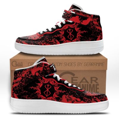 Brand Of Sacrifice Sneakers Air Mid Custom Berserk Anime Shoes