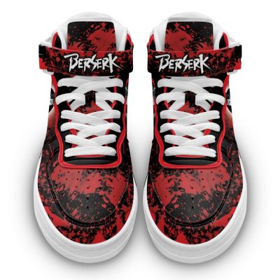 Guts Sneakers Air Mid Custom Berserk Anime Shoes Pefect Shoes For Fan