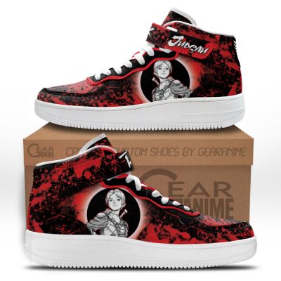 Judeau Sneakers Air Mid Custom Berserk Anime Shoes
