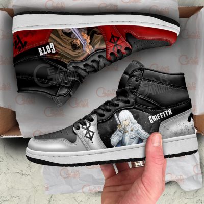 Griffith and Guts Sneakers Berserk Custom Anime Shoes For Fans